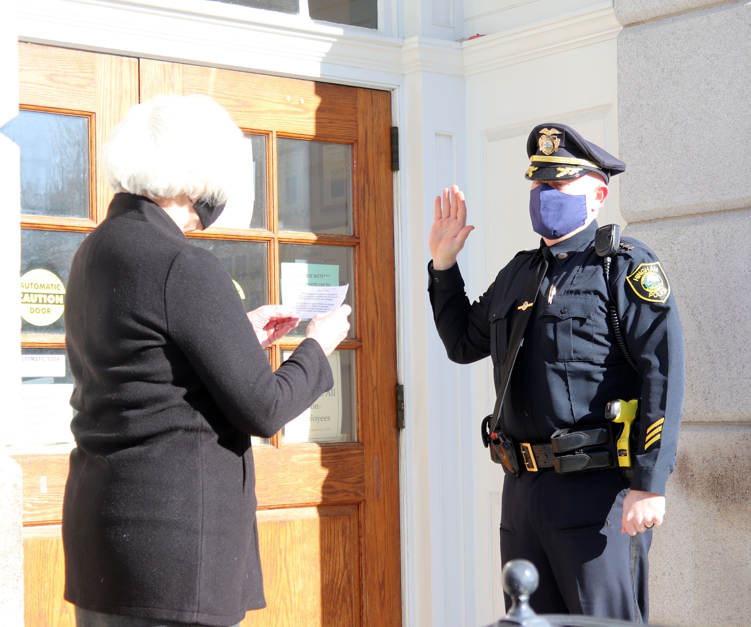 Deputy Chief Ryan O'Shea Being Sworn In